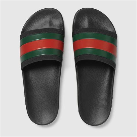 gucci slides men all black|men's Gucci slides cheap.